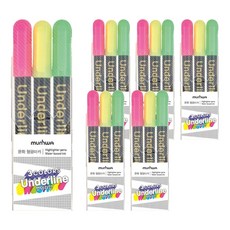 munhwA 底線螢光筆, 6組