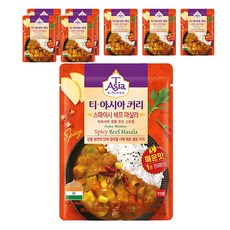 티아시아키친 스파이시 비프 마살라 커리, 170g, 8개