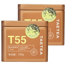 대익차 보이차 산차 T55 생차, 100g, 1개입, 2개
