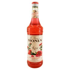 MONIN 莫寧 玫瑰風味糖漿, 夢幻飲品, 700ml, 1瓶