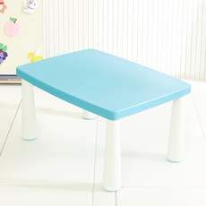 BUNNYHOUSE 베키 높이조절 유아 책상, 에코블루