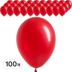 셈퍼텍스 스탠다드 풍선 30cm, 레드, 100개