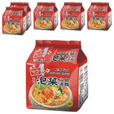 KORMOSA 韓寶 泡菜火鍋麵, Q彈麵條 入味超好吃 4入, 24包