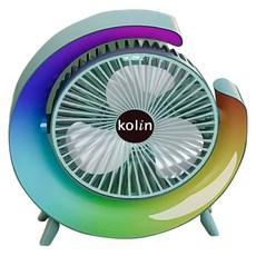 Kolin 歌林 七彩夜燈風扇 6.5吋, KF-DL4U29, 顏色隨機