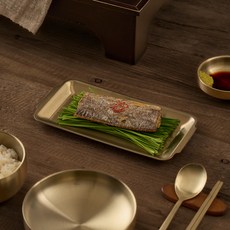 DAMEUM 正餐方形長方形盤, 鈦金, 1個