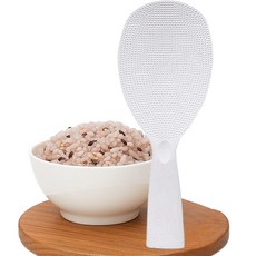 비타벨로 국산 밥알이 붙지 않는 스탠딩 밥주걱, 화이트, 1개