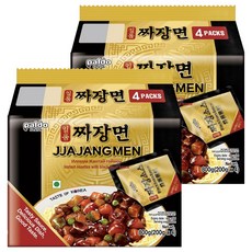 paldo 八道炸醬麵 御膳炸醬麵 200g, 8包