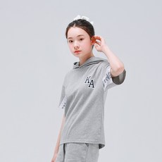 KISPO 女童透氣Lisa連帽T恤