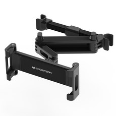 GOOSPERY 車輛後座頭枕平板電腦支架, 黑色, 1個