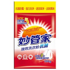 妙管家 強效洗衣粉 抗菌 10kg, 1包