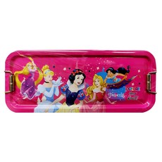 收納王妃 迪士尼 公主系列 鐵扣三層鐵筆盒, 5位公主款, 1個