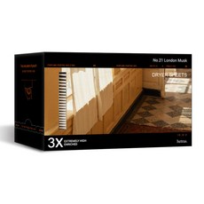 hetras. 3X濃縮香氛烘衣衣物柔軟片 No.21 倫敦麝香, 1盒, 30片