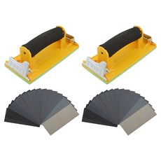 Jongwon 裁切砂紙握把 + 19種砂紙套組, 2套