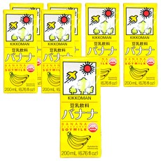 KIKKOMAN 龜甲萬 豆乳 香蕉風味，果汁4%, 200ml, 7入