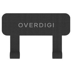 OVERDIGI 機殻掛繩片 尼龍雙環, 黑色, 1個