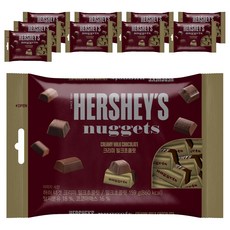 HERSHEY'S 好時 Nuggets絲滑牛奶巧克力, 159g, 10袋