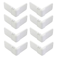 aguard L型抽屜安全鎖, 單色, 8個