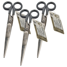 HIGHTIDE penco 不鏽鋼剪刀 L/S, 灰色, 3個