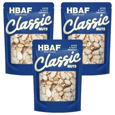 HBAF 經典杏仁片, 800g, 3包
