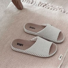 Labellaco Felix 防樓層噪音模製鞋跟室內拖鞋, 米色, 1個