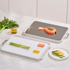 WAGENSTEIGER Bianco 316不鏽鋼高級雙面砧板, 單一顏色, 1個