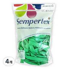 Sempertex 造型氣球 360S 30入, 4個, 綠色