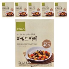 ORGA WHOLE FOODS 即食溫和咖哩, 300g, 6盒