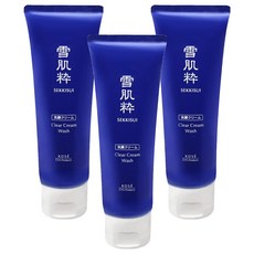 KOSE 高絲 SEKKISUI 雪肌粹 潔淨洗面乳, 深層清潔毛孔, 溫和不乾澀, 日本7-11專賣, 120g, 3條