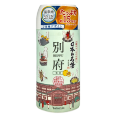 BATHCLIN 巴斯克林 日本名湯 溫泉浴鹽 154858 別府, 450g, 1瓶