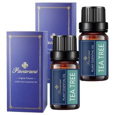 Pavaruni 天然茶樹精油 淨化肌膚 平衡油脂, 茶樹, 10ml, 2瓶