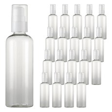 化妝品精華油分裝空瓶容器 100ml, 白色(瓶蓋), 20個