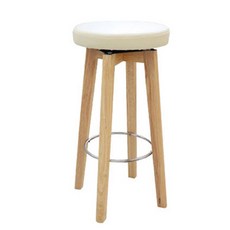 와이제이컴퍼니 트리플 높은 바의자 홈바의자 회전의자, 베이지