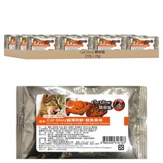 Cat Glory 驕傲貓 貓薄荷餅 鮭魚風味 內含植物纖維, 20g, 25包