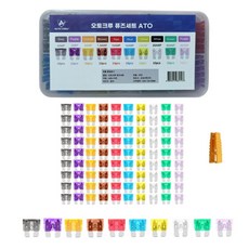 오토크루 아연 퓨즈세트 AC-TL83 ATO 10종 x 10세트, 1세트 1세트