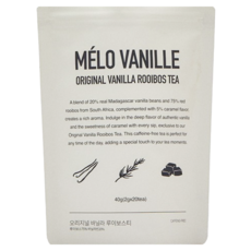 MELO VANILLE 原味香草南非國寶茶, 2g, 20包, 1袋