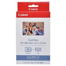 Canon 佳能 Selphy 一般相紙 KC-36IP 36張, 2 x 3, 1包