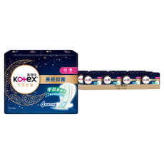 Kotex 靠得住 完美封漏 長夜抑菌 棉柔系列 夜用衛生棉, 夜用型, 14片, 12包