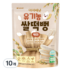 아이배냇 유기농 쌀떡뻥, 30g, 10개, 백미