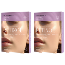 MY SCHEMING 我的心機 關於肌膚 A醇青春抗皺精華面膜, 4入, 2組