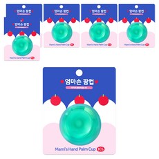 소아21 엄마손 팜컵 소형, 그린, 45ml, 6개