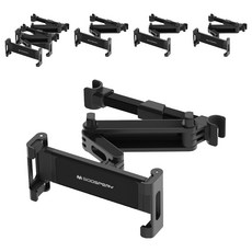 GOOSPERY 車輛後座頭枕平板電腦支架, 黑色, 6個