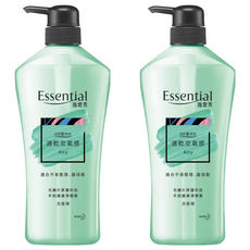 Essential 逸萱秀 速乾空氣感洗髮精 適合不易整理、扁塌髮, 700ml, 2瓶