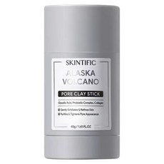SKINTIFIC 阿拉斯加火山木炭深層毛孔清潔泥膜棒, 1瓶
