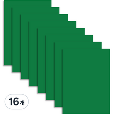 彩色硬紙板 1T 綠色, 4開, 16個