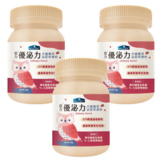 BLUE BAY 倍力 優泌力犬貓專用泌尿保健粉, 含蔓越莓精華, 專利嗜酸乳桿菌, 泌尿保健, 60g, 3罐