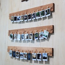 GGUN'S 木質照片掛架 913號 3入, 胡桃色