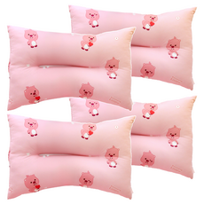 Nara Home Deco Zanmang Loopy 可愛愛心 護頸枕, 4個, 粉色