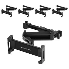 GOOSPERY 車輛後座頭枕平板電腦支架, 黑色, 5個