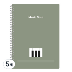 위드나 음악노트 80-0090, 랜덤발송, 5개