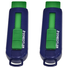 STAEDTLER 施德樓 橡皮擦 彩殼彩芯, 顏色隨機, 2個